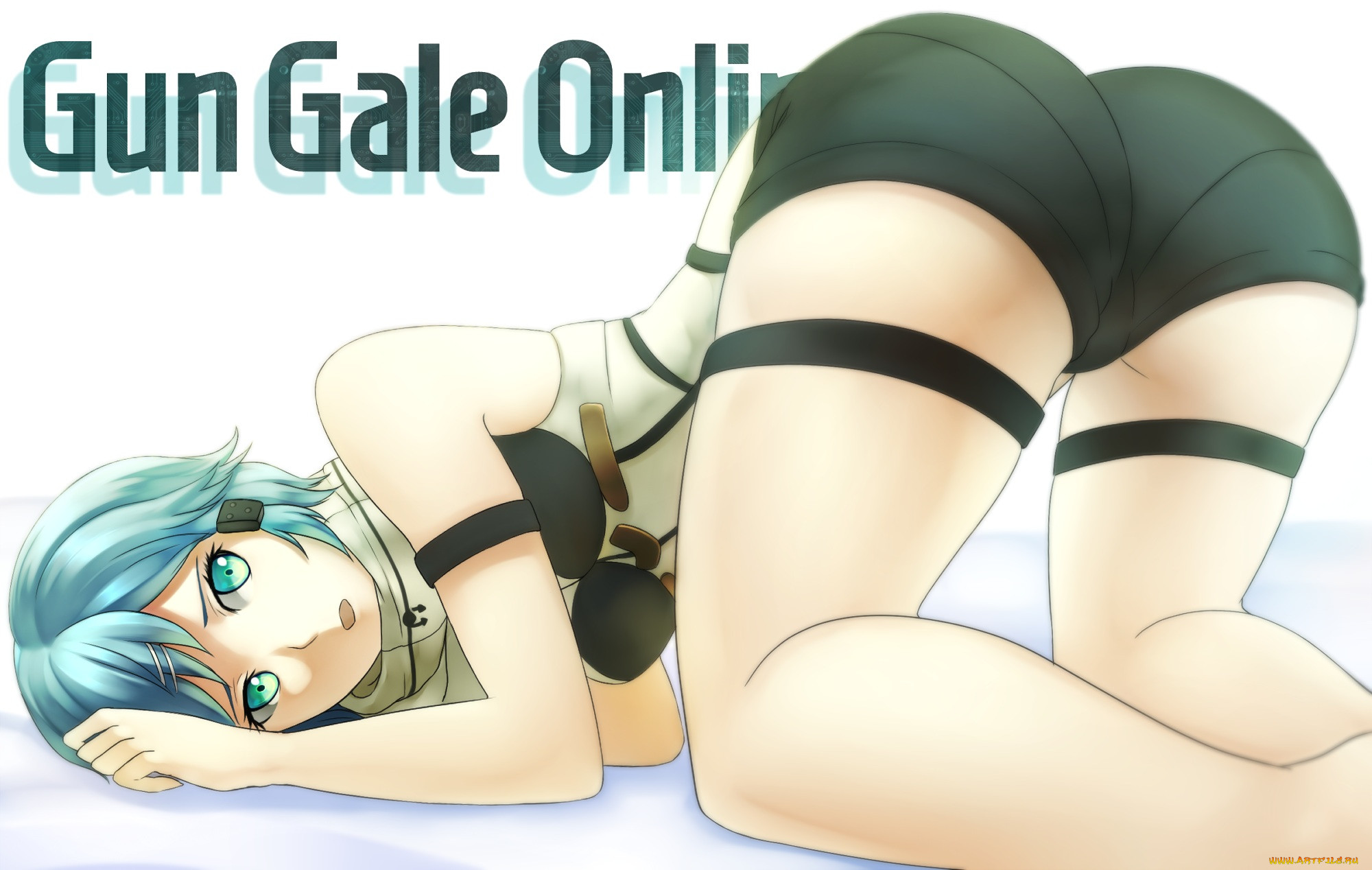 , sword art online, sao, shinon, gun, gale, online, ragecndy